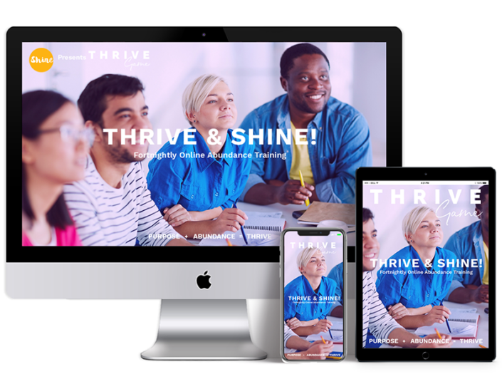 Thrive and Shine ad
