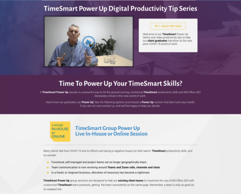 Time Technology Landing Page